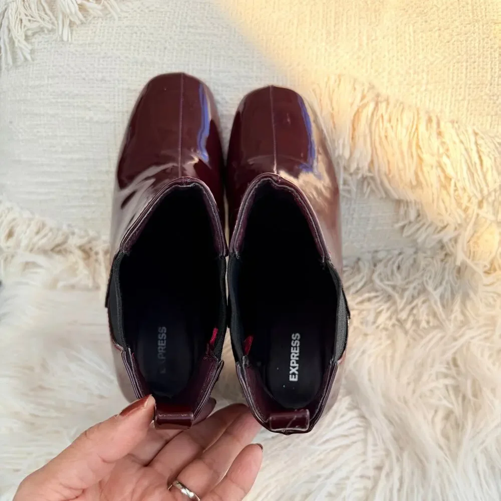 Express glossy oxblood